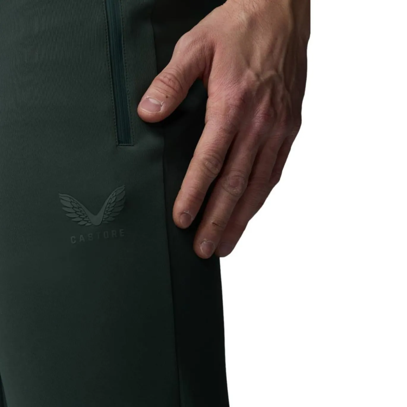 Castore Flex Lifestyle Joggingpak Hooded Donkergroen