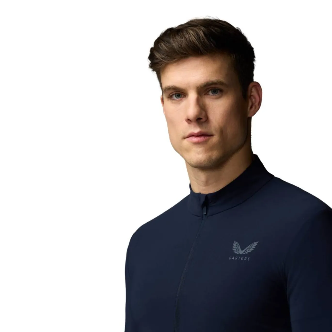 Castore Flex Lifestyle Trainingspak Full-Zip Donkerblauw Grijs