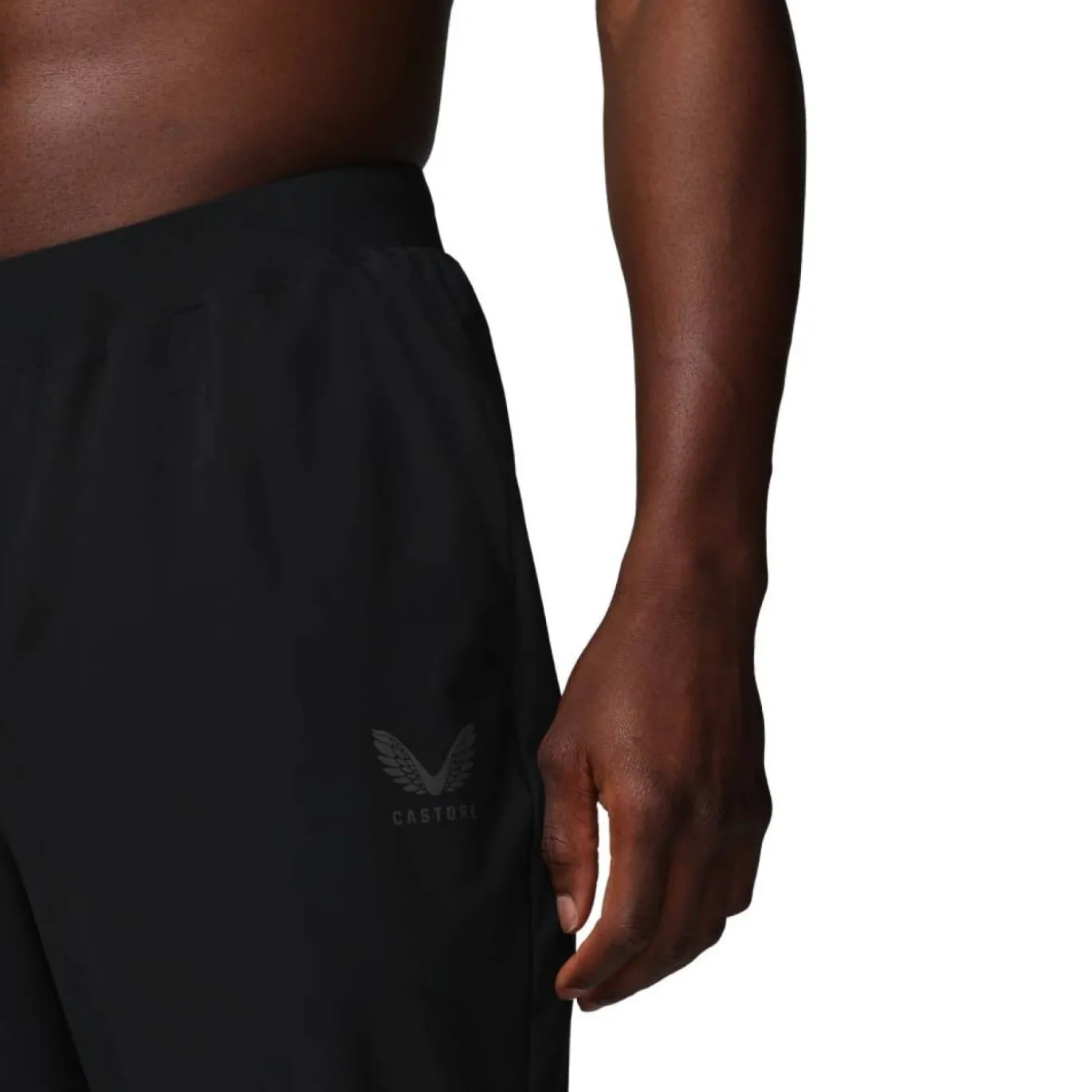 Castore Flex Lifestyle Trainingspak Full-Zip Zwart Donkergrijs