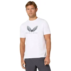 Castore Graphic T-Shirt Wit Donkergrijs