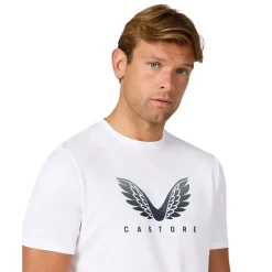 Castore Graphic T-Shirt Wit Donkergrijs