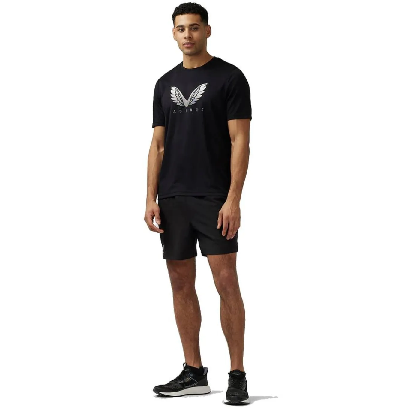 Castore Graphic T-Shirt Zwart Wit