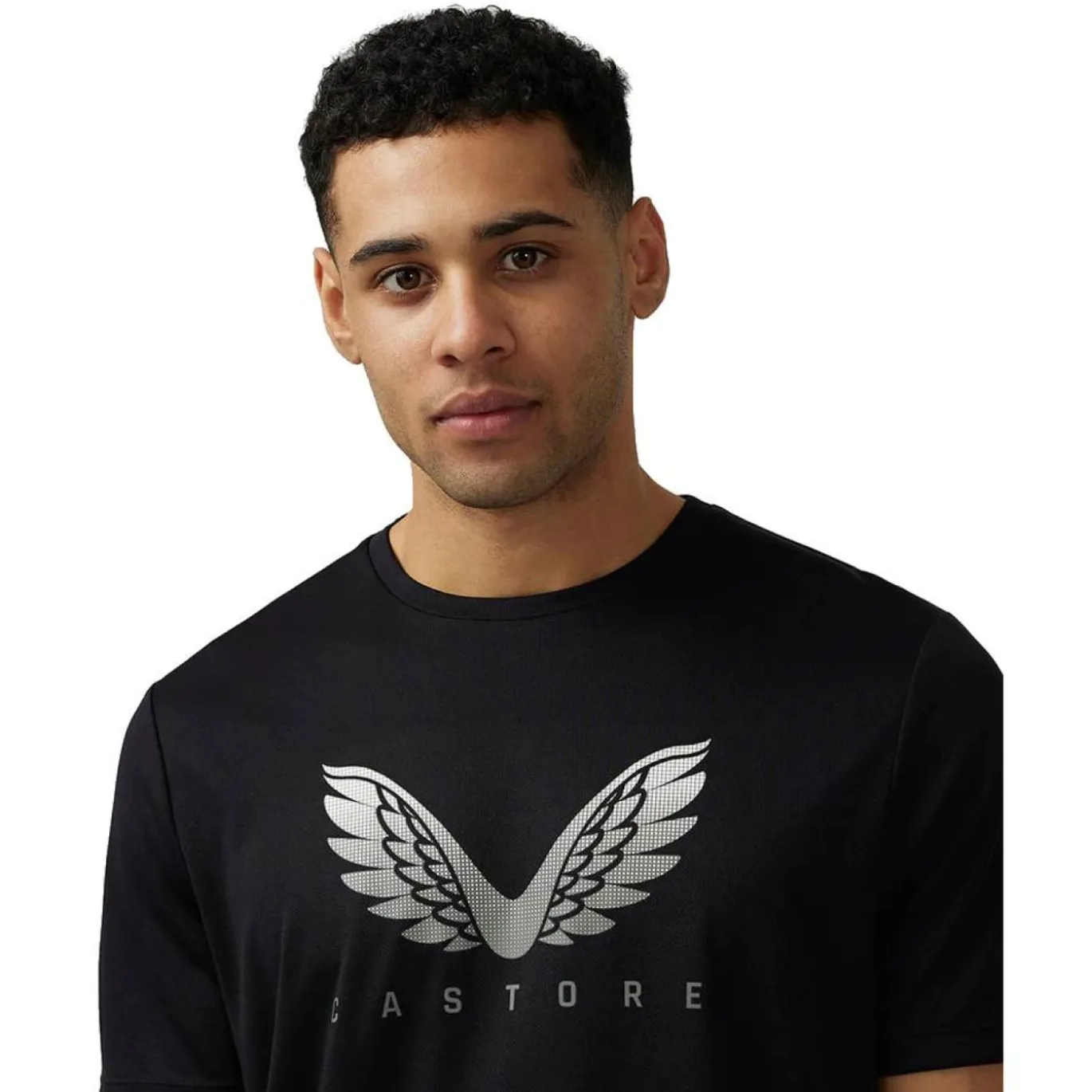 Castore Graphic T-Shirt Zwart Wit