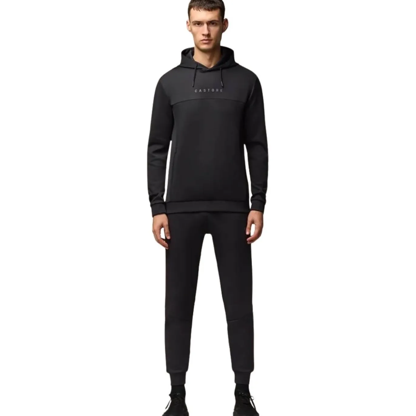 Castore Scuba Hoodie Zwart Grijs