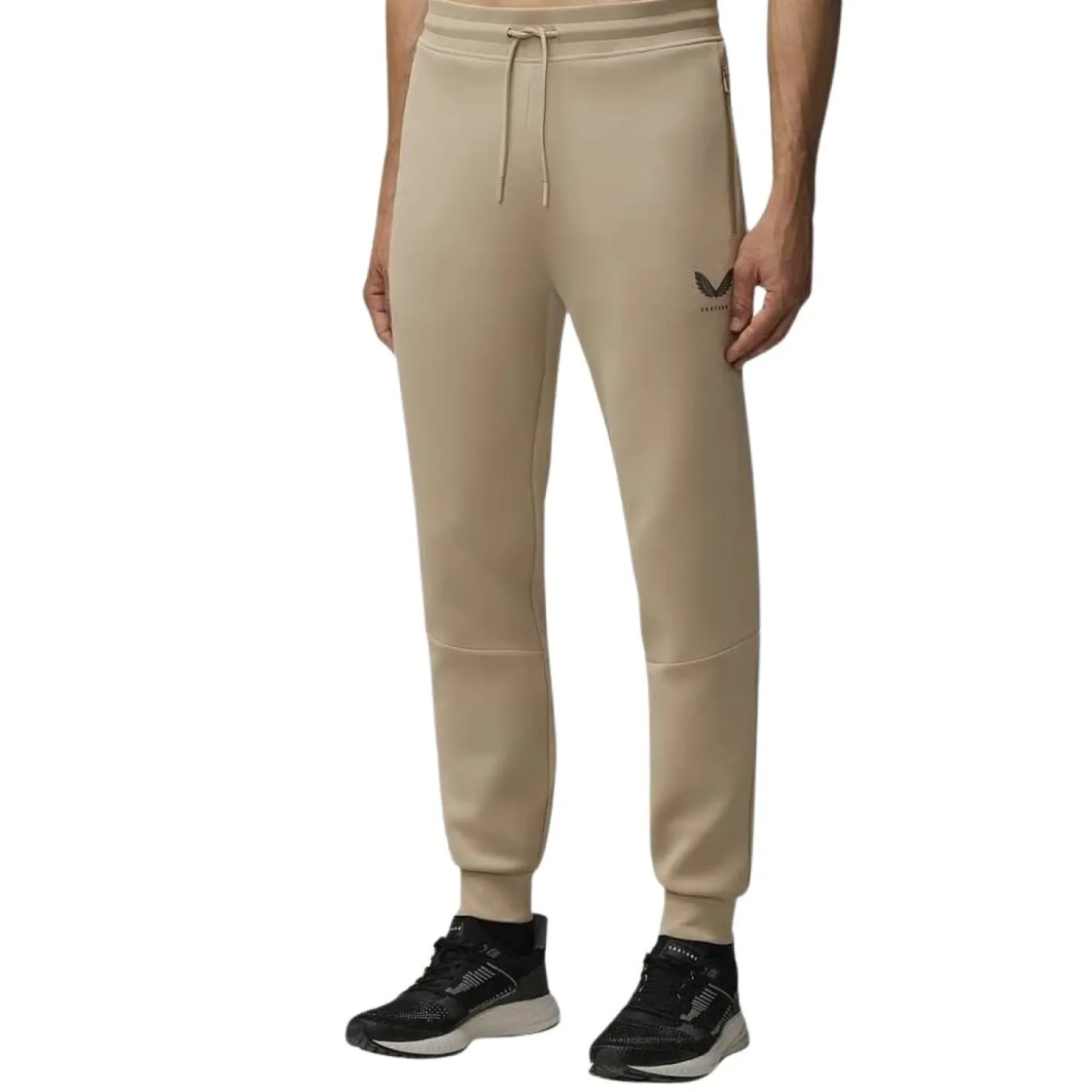 Castore Scuba Joggingbroek Beige Zwart