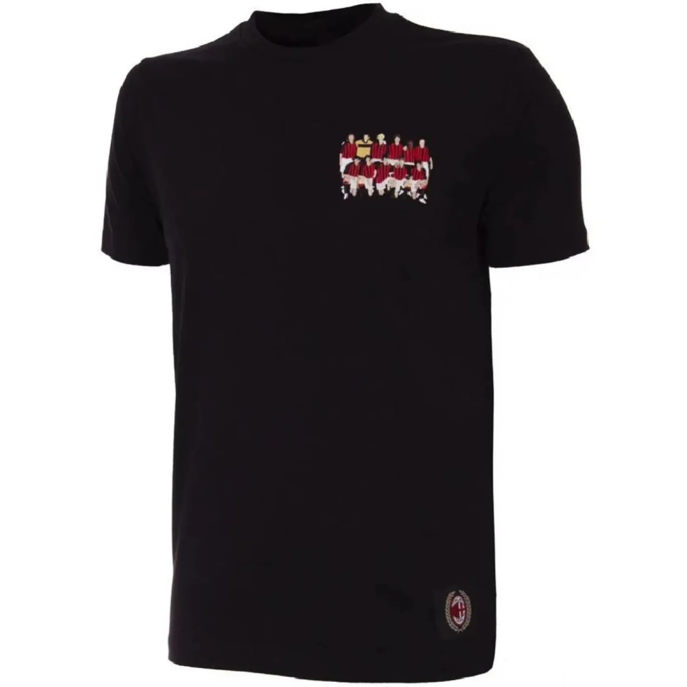COPA AC Milan Coppa 2003 Team Embroidery T-Shirt Zwart