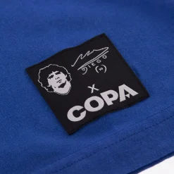 COPA Maradona X Boca Embroidery T-Shirt Blauw