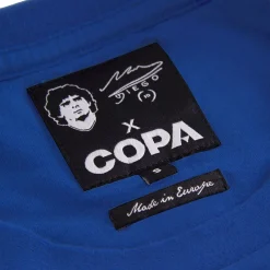 COPA Maradona X Boca Embroidery T-Shirt Blauw