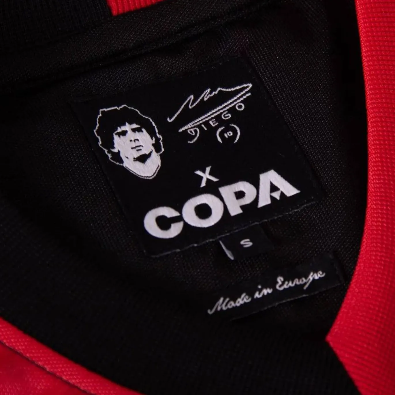 COPA Maradona x Newell´s Old Boys 1993 Retro Voetbalshirt Zwart Rood
