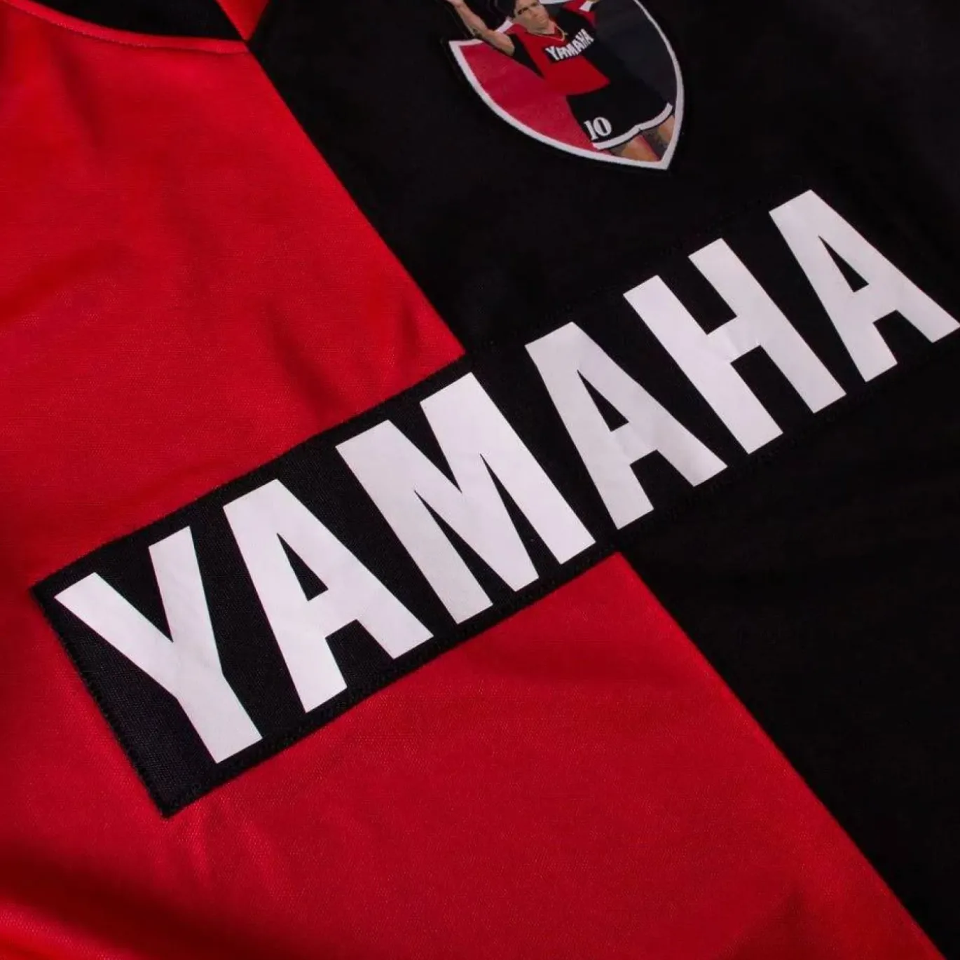 COPA Maradona x Newell´s Old Boys 1993 Retro Voetbalshirt Zwart Rood