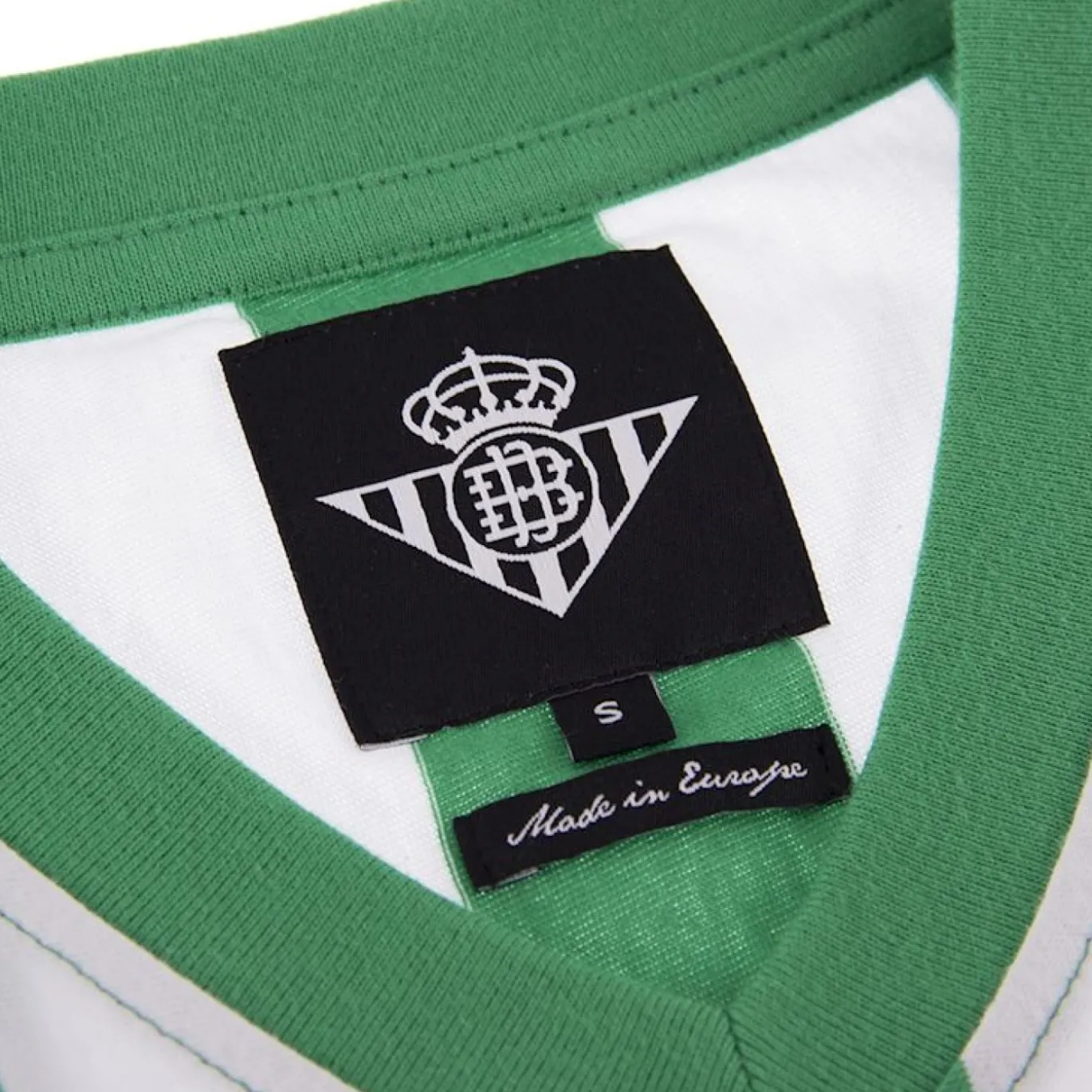 COPA Real Betis 1976-77 Retro Voetbalshirt Groen Wit