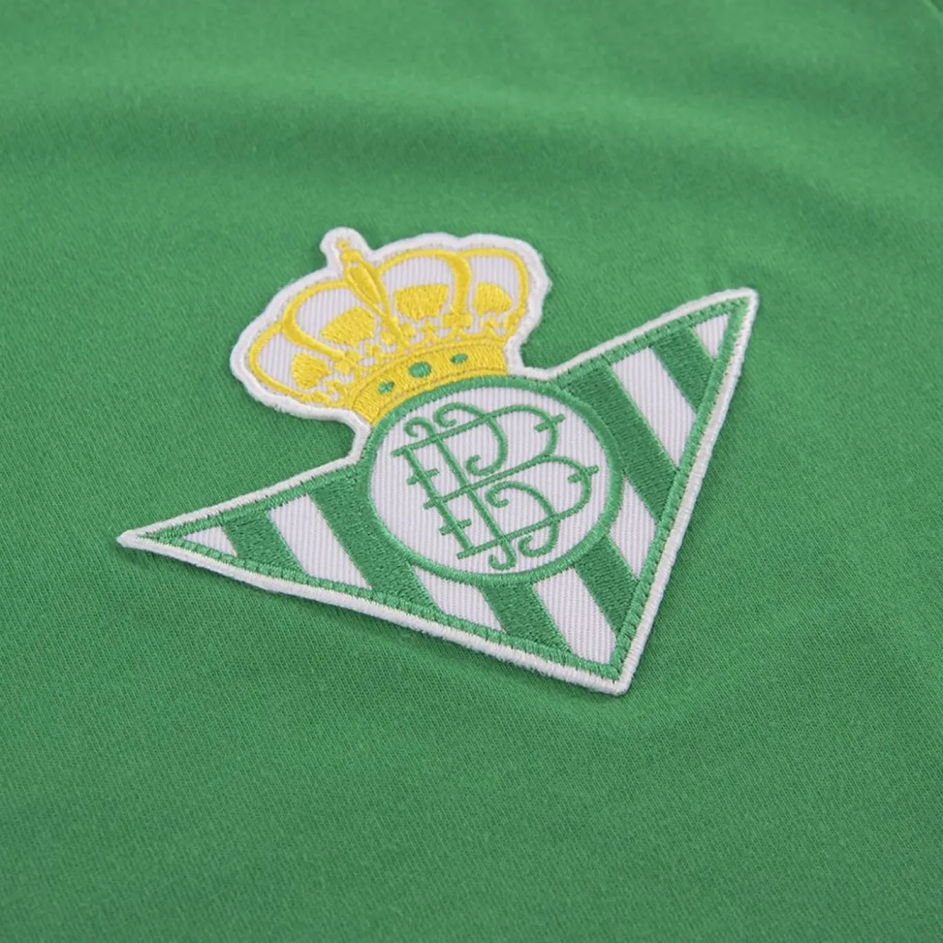 COPA Real Betis 1970's Away Retro Voetbalshirt Groen Wit