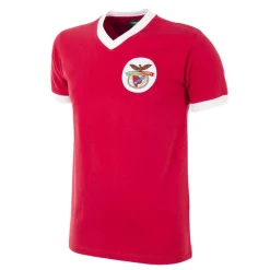 COPA SL Benfica 1974-75 Retro Voetbalshirt Rood Wit