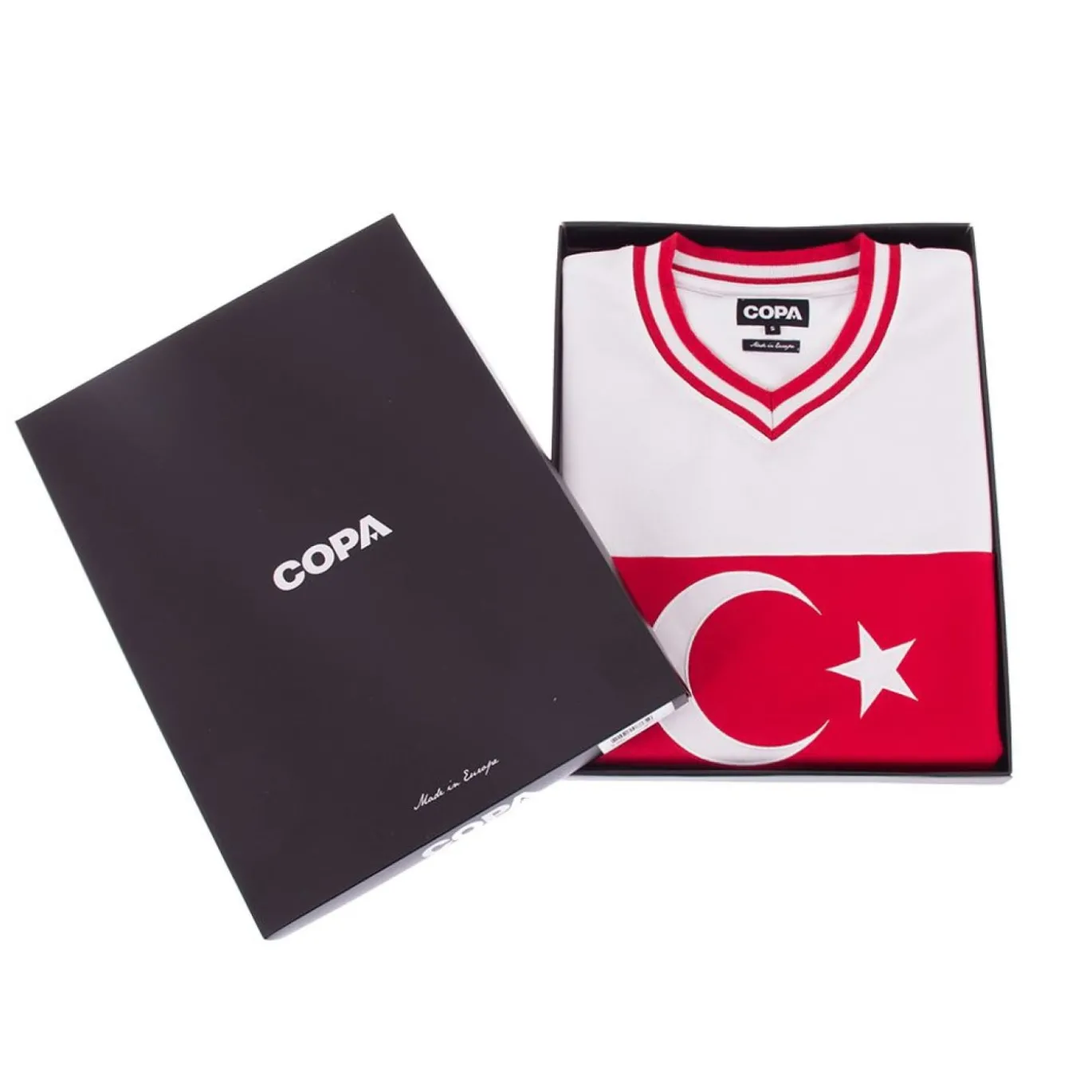 COPA Turkey 1979 Retro Voetbalshirt Wit Rood