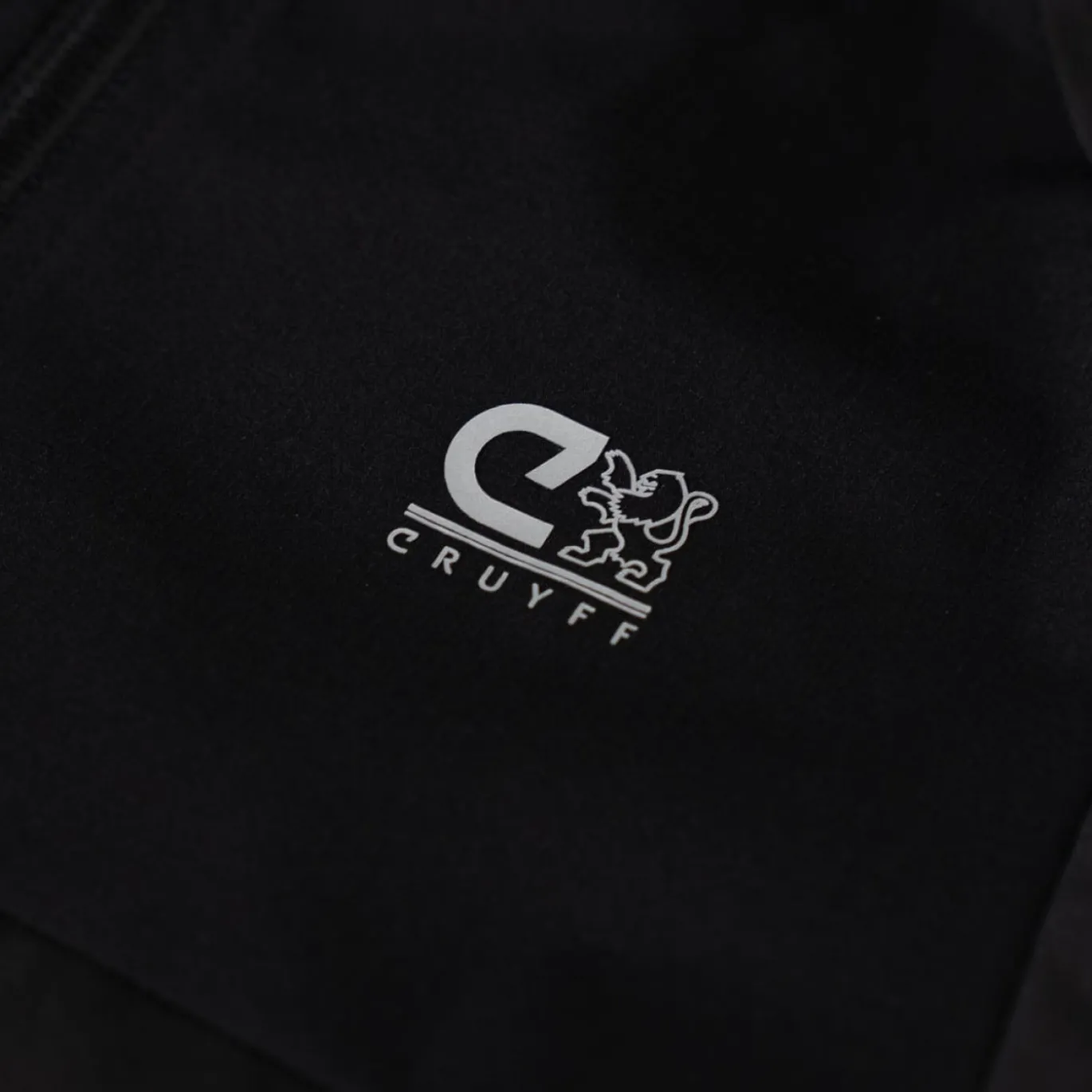 Cruyff Agate Trainingsjack Kids Zwart