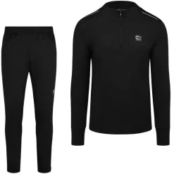 Cruyff Ametrine Trainingspak 1/4-Zip Zwart