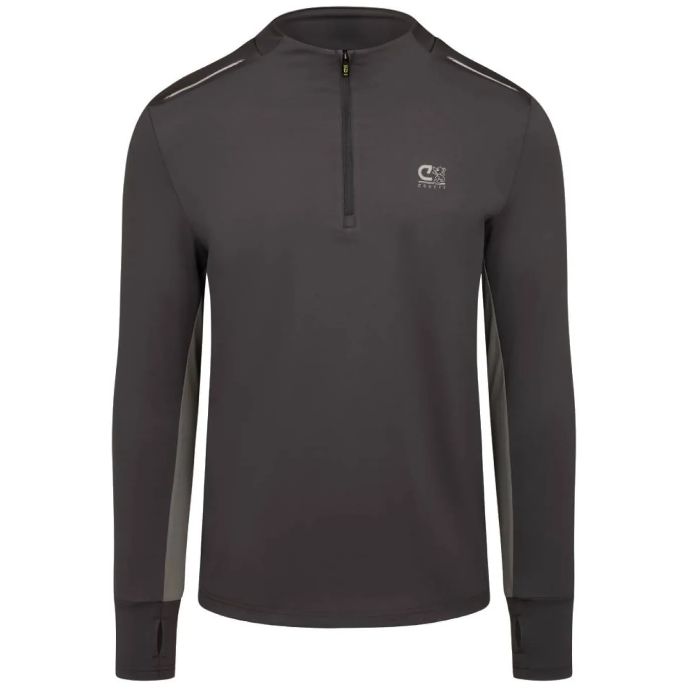 Cruyff Ametrine Trainingspak 1/4-Zip Donkergrijs