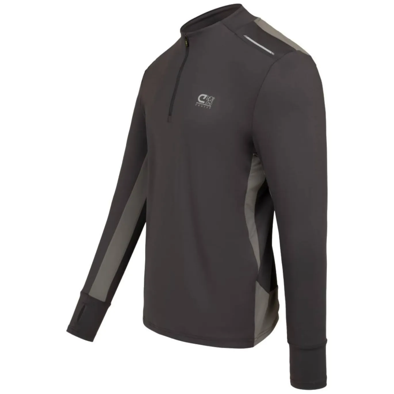 Cruyff Ametrine Trainingspak 1/4-Zip Donkergrijs