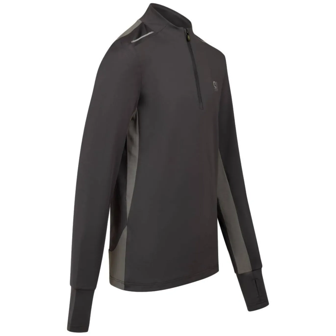 Cruyff Ametrine Trainingstrui 1/4-Zip Kids Donkergrijs
