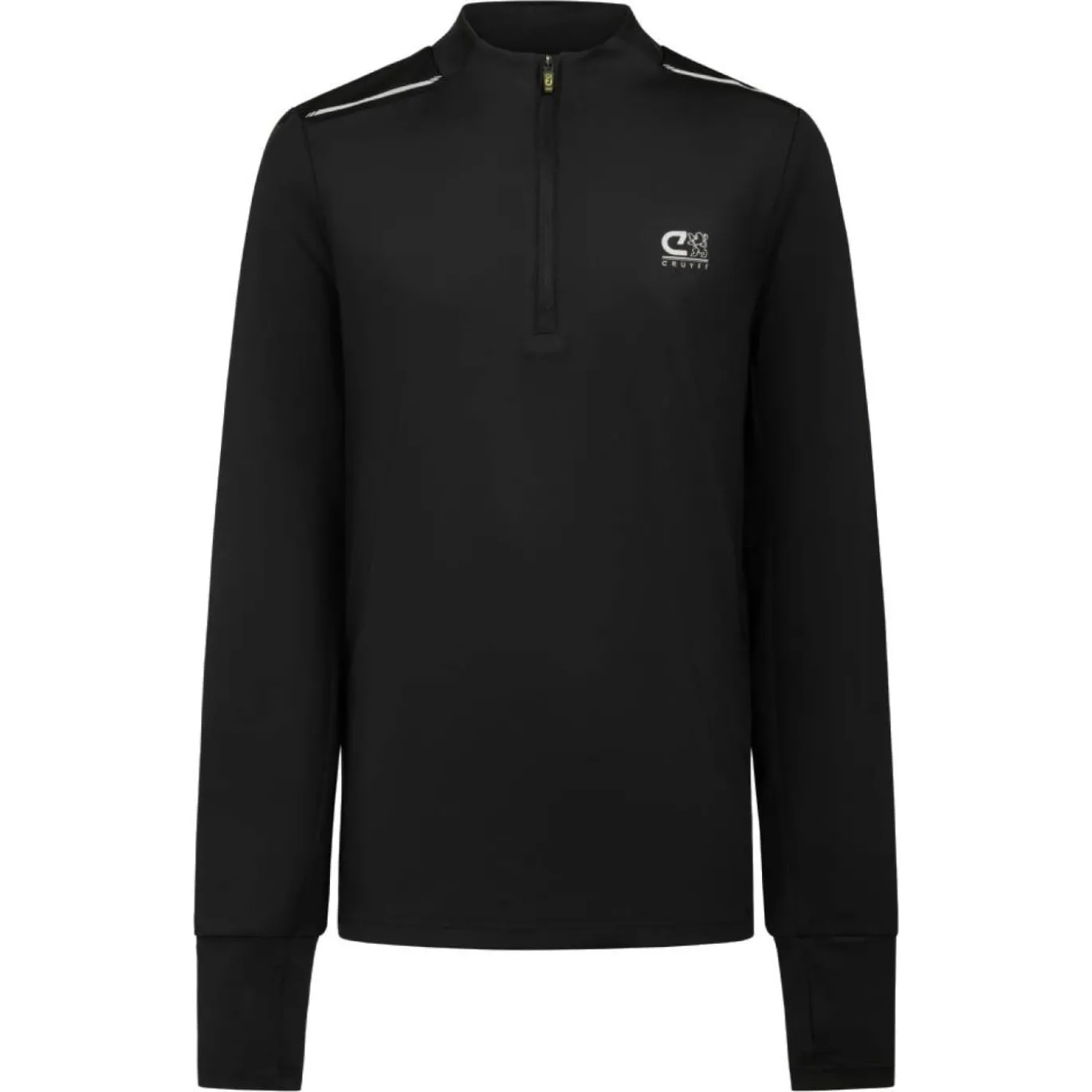 Cruyff Ametrine Trainingstrui 1/4-Zip Kids Zwart