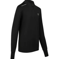 Cruyff Ametrine Trainingstrui 1/4-Zip Kids Zwart