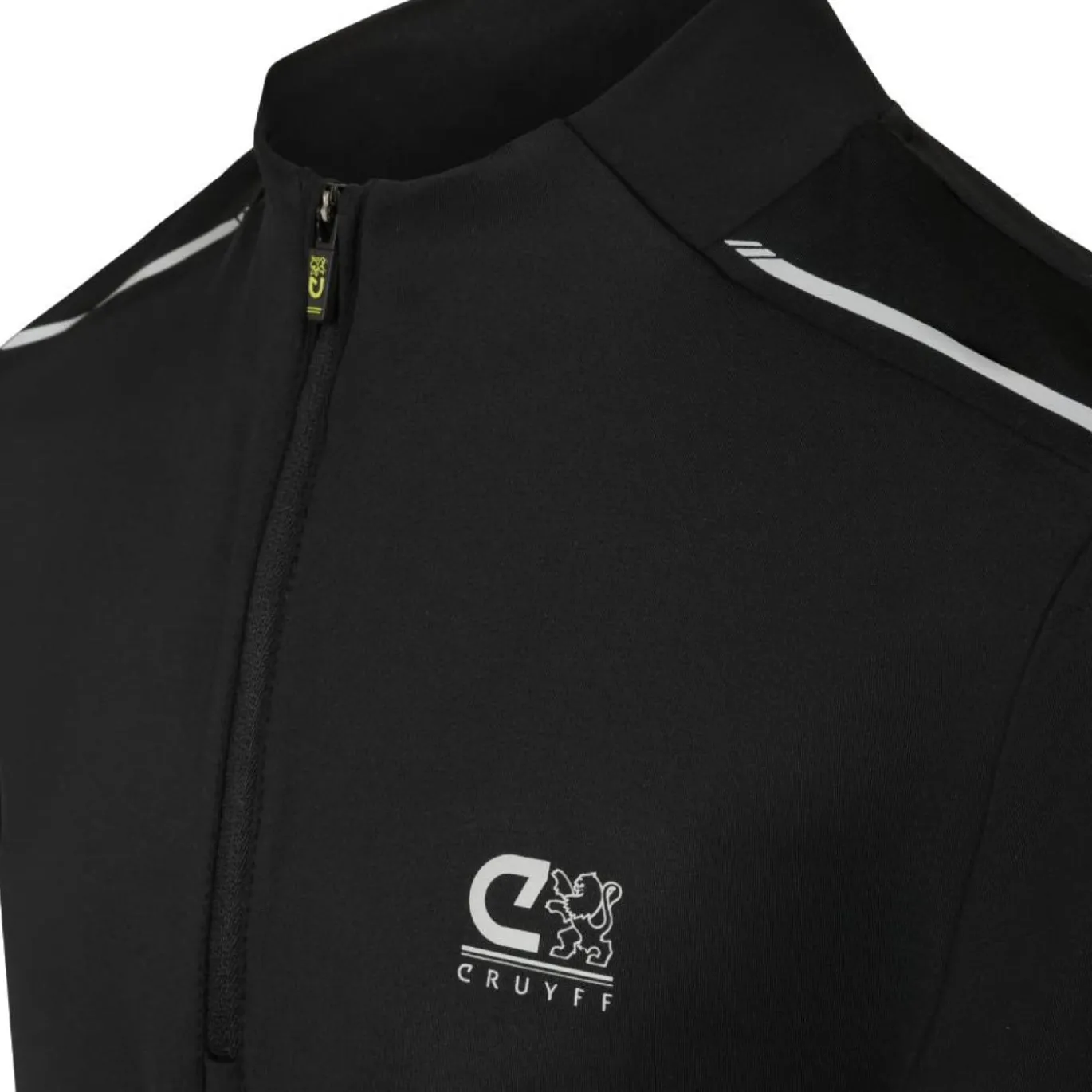 Cruyff Ametrine Trainingstrui 1/4-Zip Kids Zwart