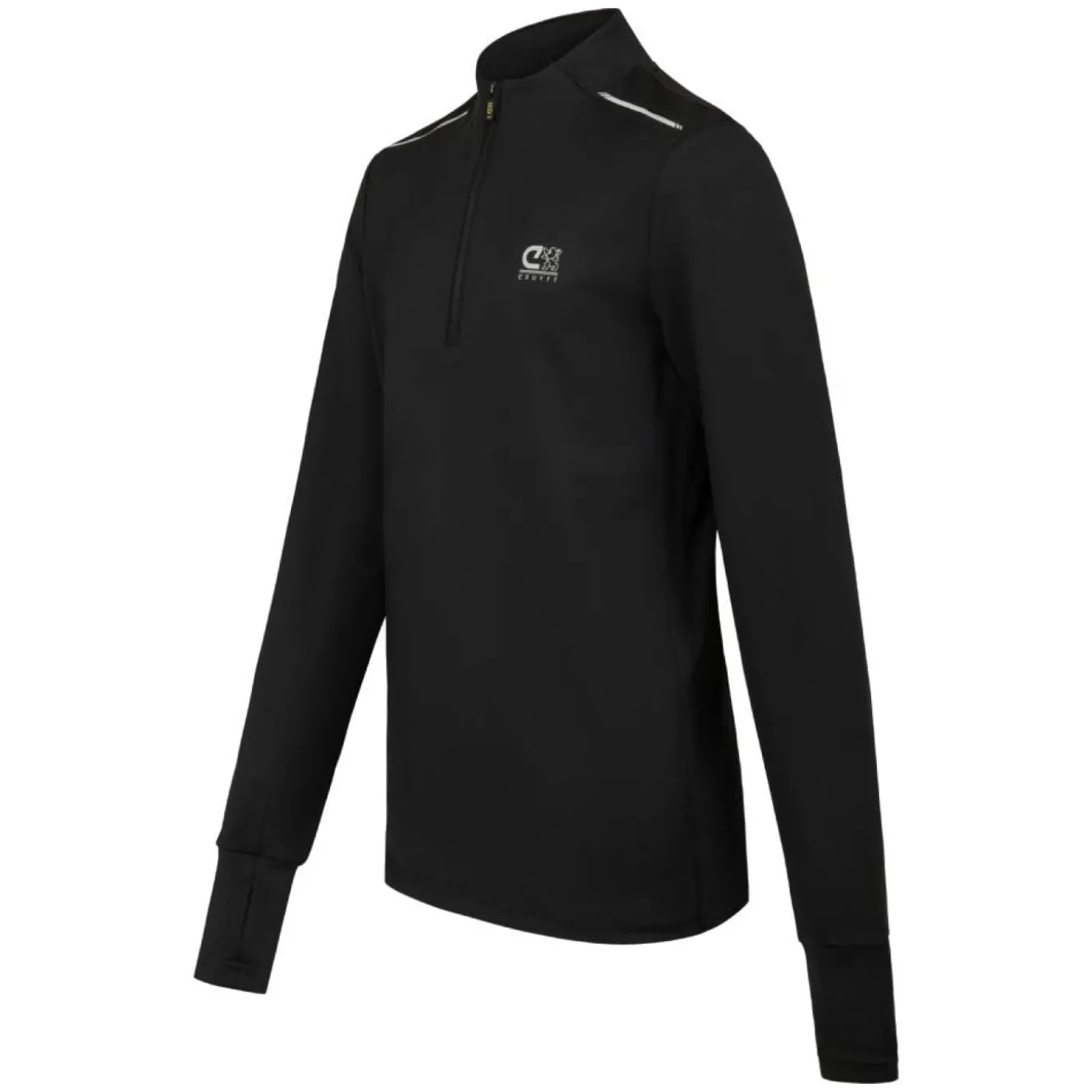 Cruyff Ametrine Trainingstrui 1/4-Zip Kids Zwart