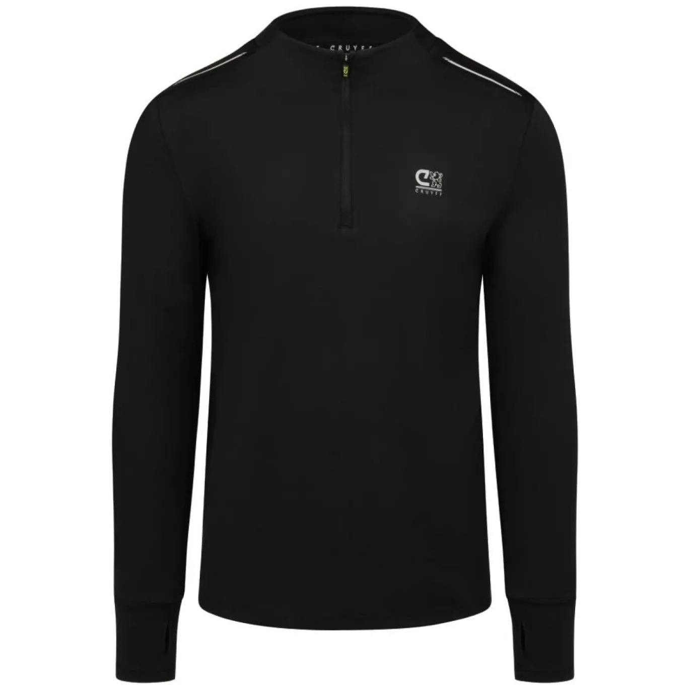 Cruyff Ametrine Trainingstrui 1/4-Zip Zwart