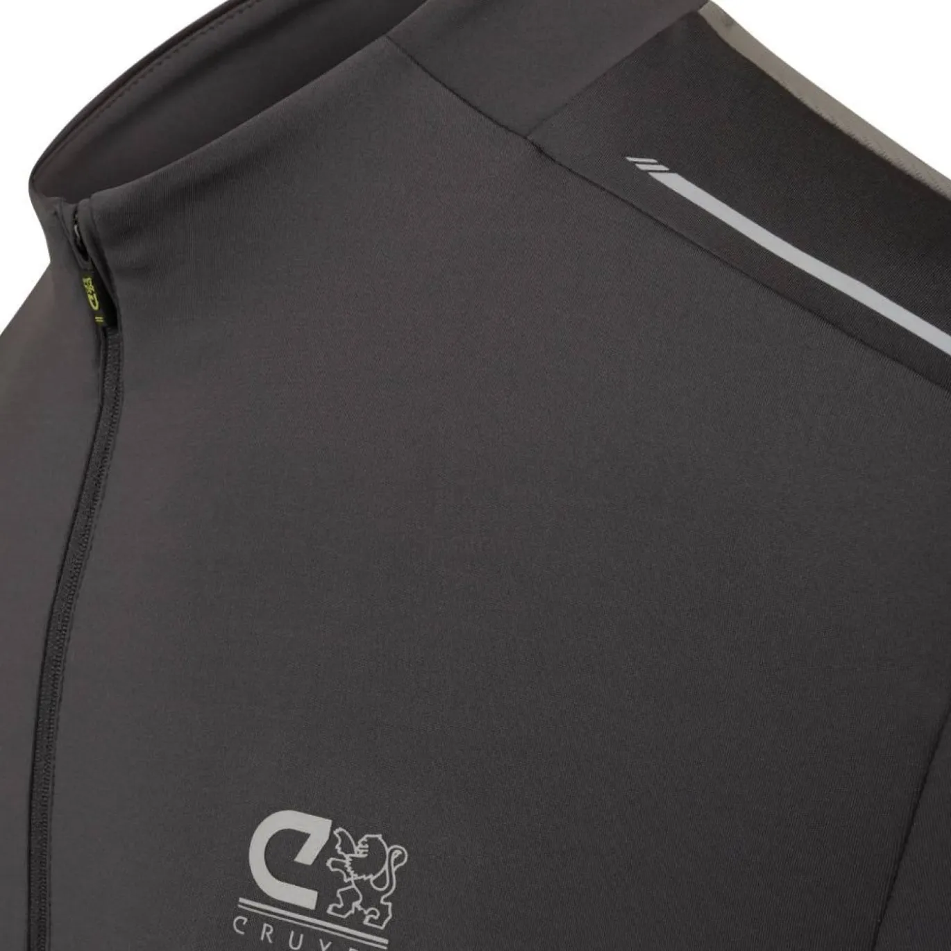 Cruyff Ametrine Trainingstrui 1/4-Zip Donkergrijs