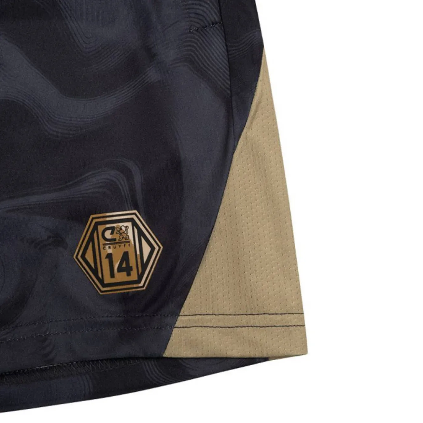 Cruyff Defense Broekje Kids Zwart Goud