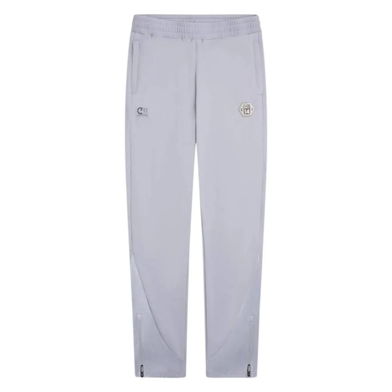 Cruyff Defense Trainingsbroek Kids Lichtgrijs Zwart Lichtblauw
