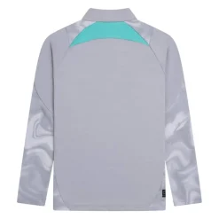 Cruyff Defense Trainingspak 1/4-Zip Kids Lichtgrijs Zwart Lichtblauw