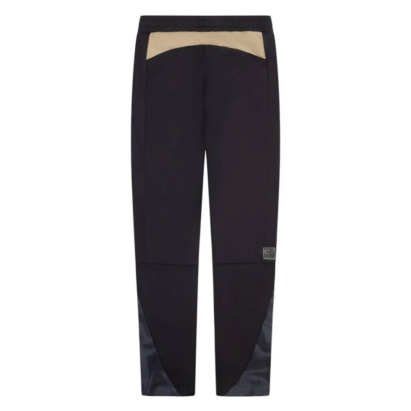 Cruyff Defense Trainingspak 1/4-Zip Kids Zwart Donkergrijs Goud