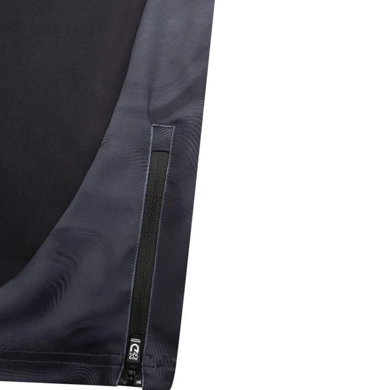 Cruyff Defense Trainingspak 1/4-Zip Kids Zwart Donkergrijs Goud