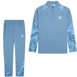 Cruyff Defense Trainingspak 1/4-Zip Kids Blauw Lichtblauw
