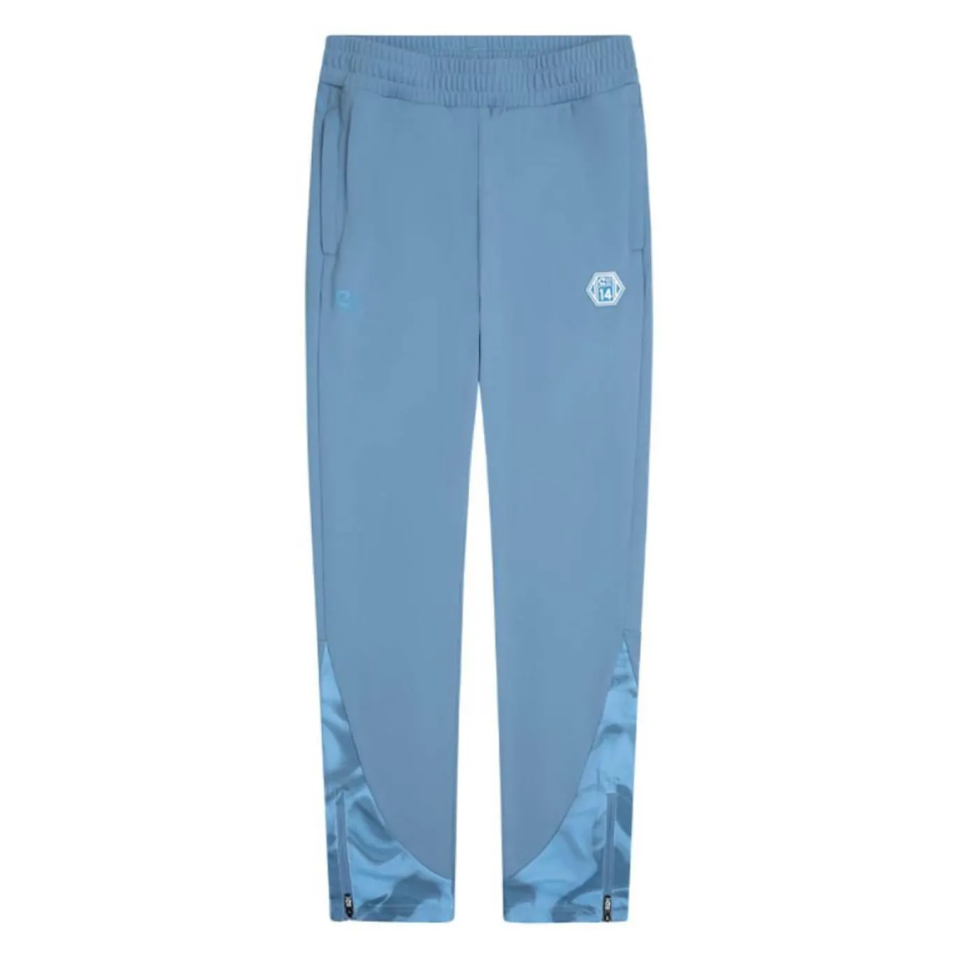 Cruyff Defense Trainingspak 1/4-Zip Kids Blauw Lichtblauw