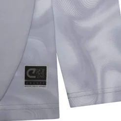 Cruyff Defense Trainingstrui 1/4-Zip Kids Lichtgrijs Zwart Lichtblauw