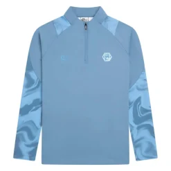 Cruyff Defense Trainingstrui 1/4-Zip Kids Blauw Lichtblauw