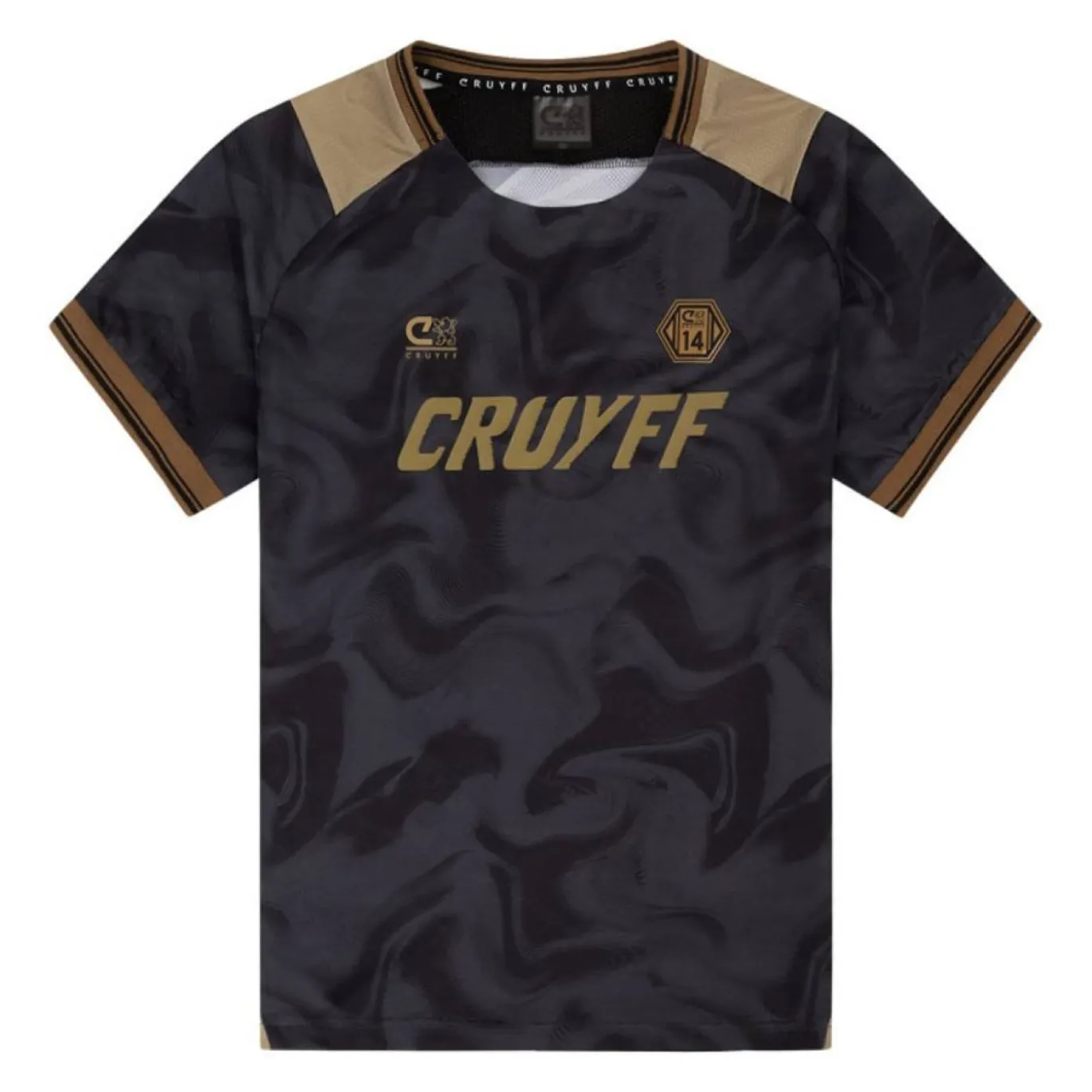 Cruyff Defense Zomerset Kids Zwart Goud