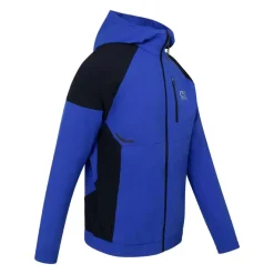Cruyff Elite Jack Hooded Blauw Zwart Zilver