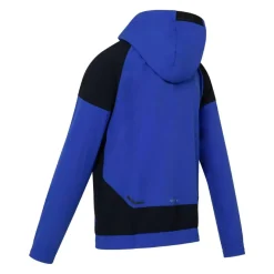 Cruyff Elite Jack Hooded Blauw Zwart Zilver