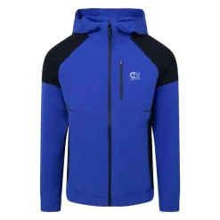 Cruyff Elite Jack Hooded Blauw Zwart Zilver