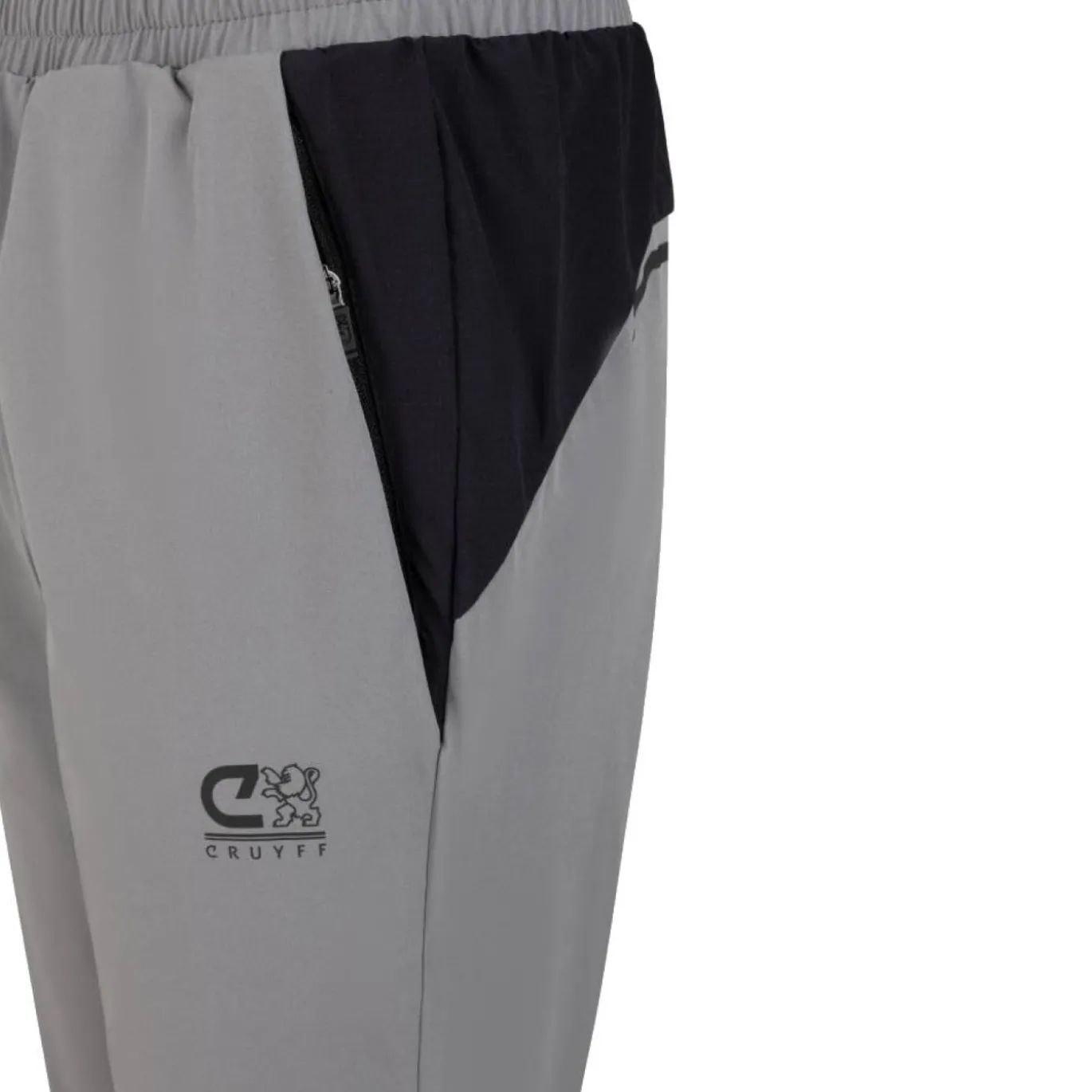 Cruyff Elite 2.0 Trainingsbroek Kids Grijs Zwart