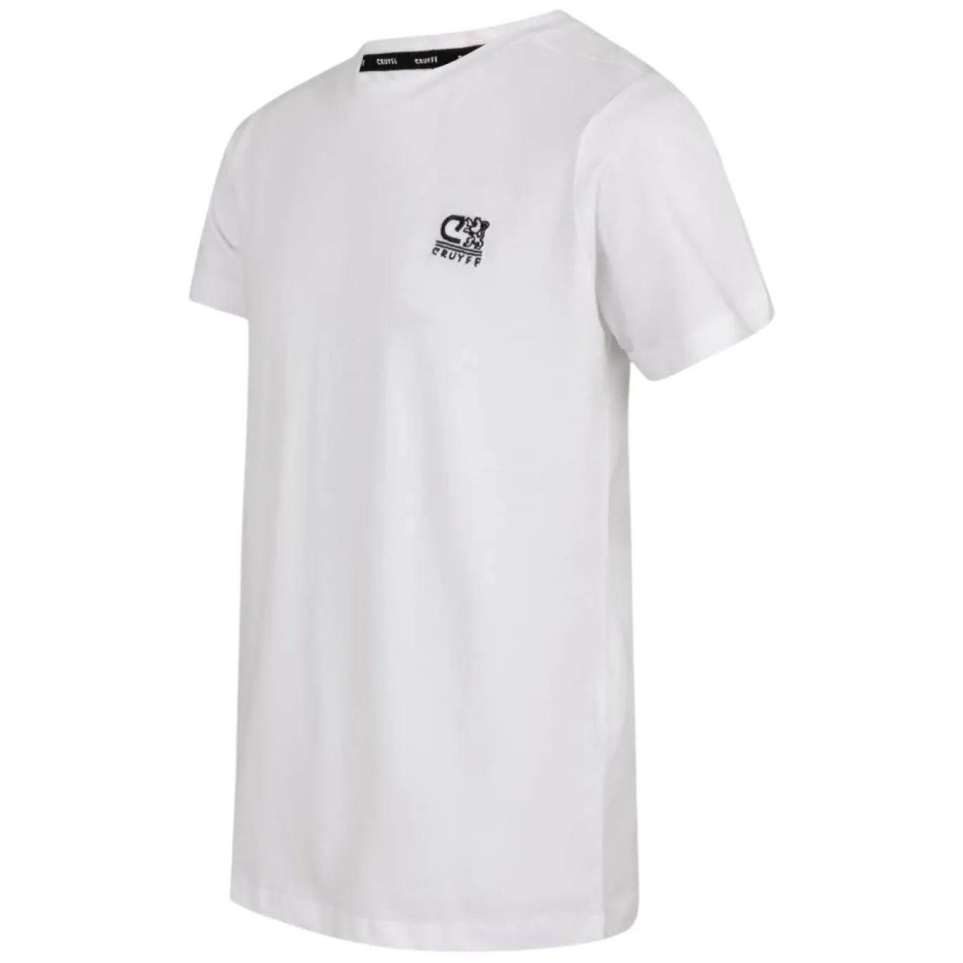 Cruyff Energized T-Shirt Kids Wit Zwart
