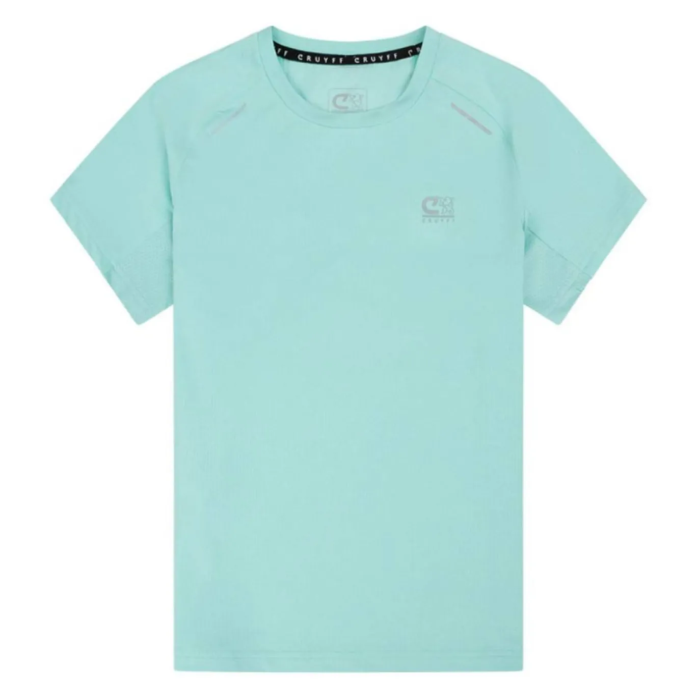 Cruyff Hydrogen T-Shirt Kids Mintgroen Zilver
