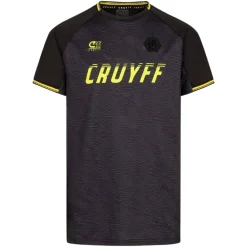 Cruyff Icon Zomerset Kids Donkergrijs Zwart Geel
