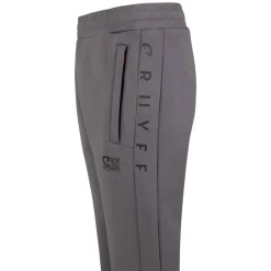 Cruyff Ignite Tape Trainingspak Hooded Kids Donkergrijs