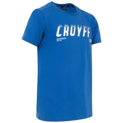 Cruyff League T-Shirt Kids Blauw Wit