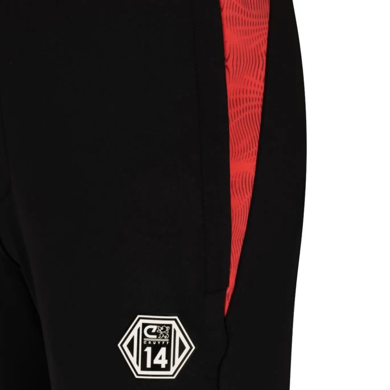Cruyff Mellite Trainingsbroek Kids Zwart Rood