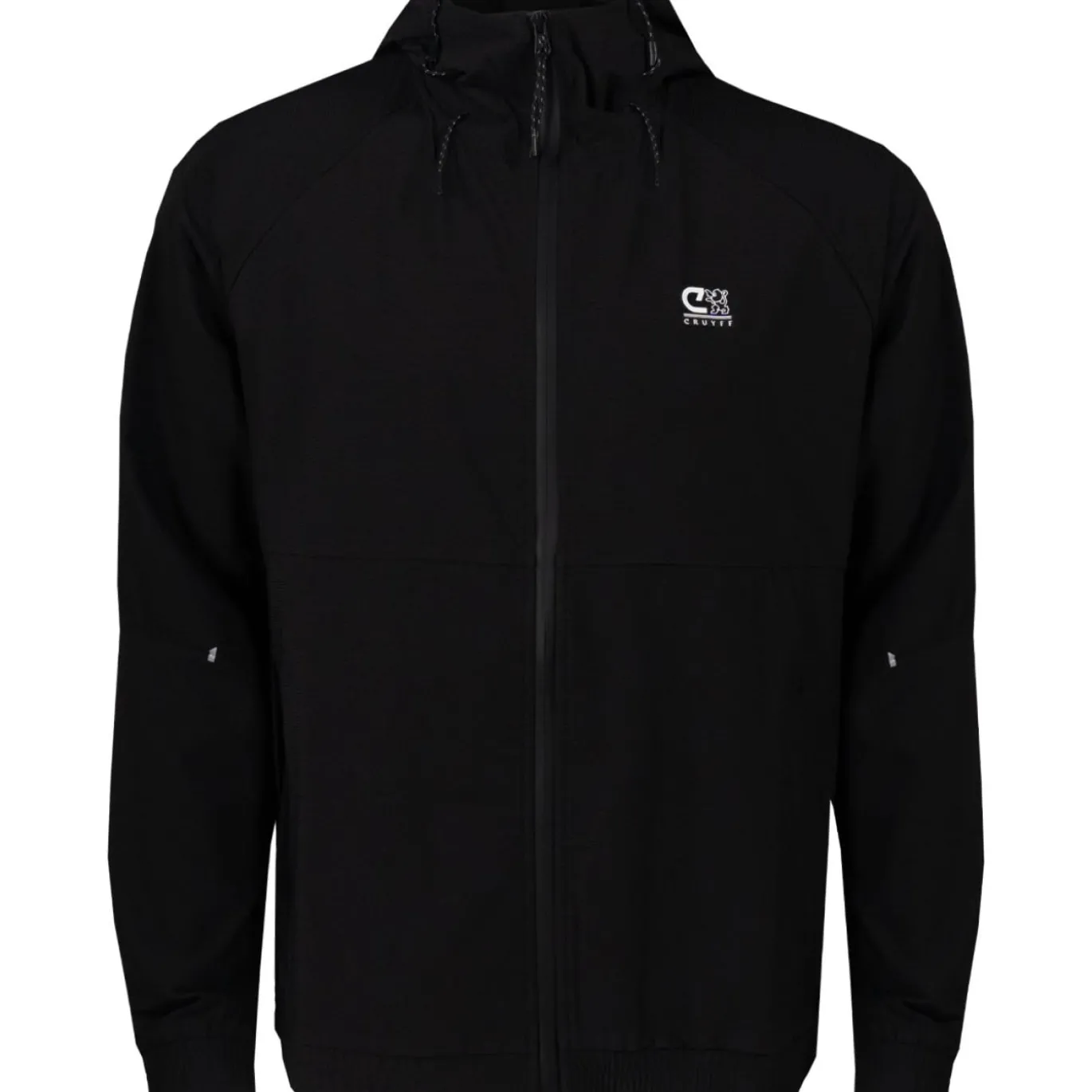 Cruyff Quartz Woven Trainingspak Hooded Zwart